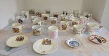 ULTRA RARE Royal Doulton King Edward VII Dinner 1902 &Edward VIII 1937 Mug  29pc