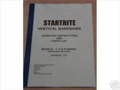 Startrite vertical bandsaw - vertical,