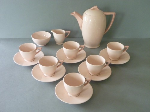 Wedgwood pink coffee set - wedgwood, co