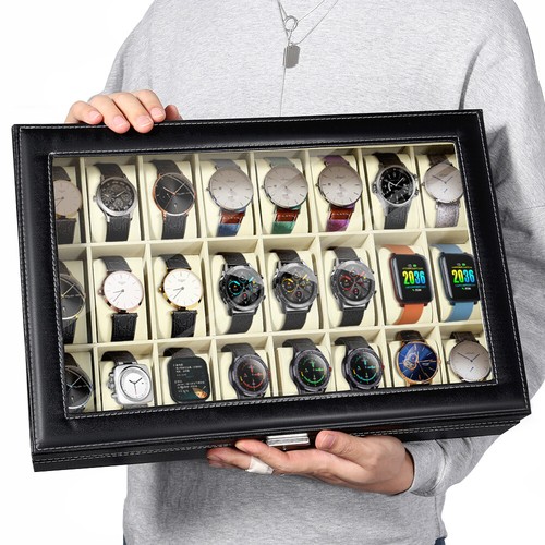 Grids watch box - 6/10/12/24,