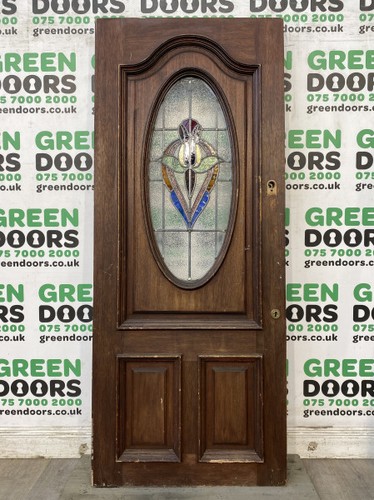 Stained glass front door - glass,