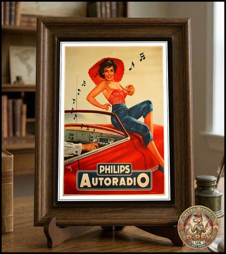 Philips car radio vintage - car,