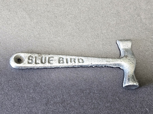 Blue bird toffee - bird, hammer