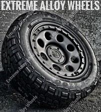 16" Black Steel Wheels Fits Ford Transit Mk6 Mk7 Mk8 Vans + All Terrain Tyres BL