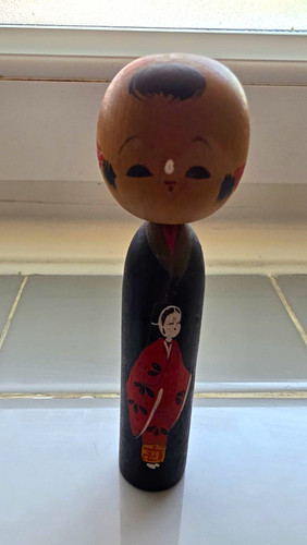 Wooden japanese kokeshi doll - japanese,