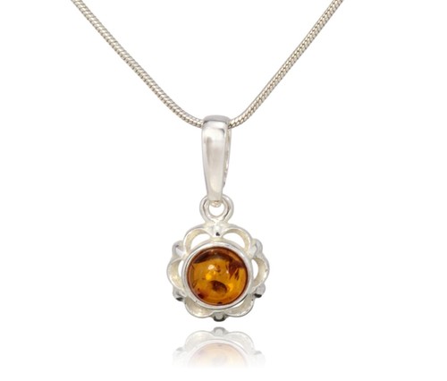 Natural baltic amber sterling - natural,