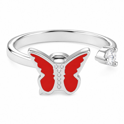 Rotatable spin ring pink - spin,