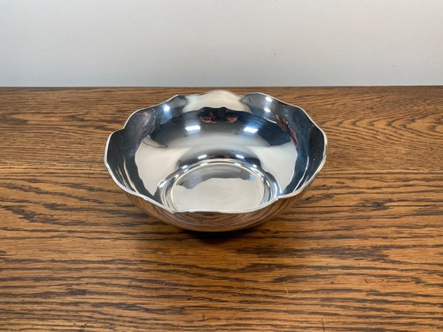 Antique silver plate deep pie - antique,