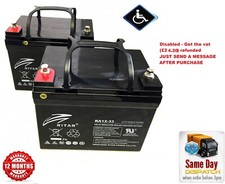 2 x RITAR 12V 33ah /34AH