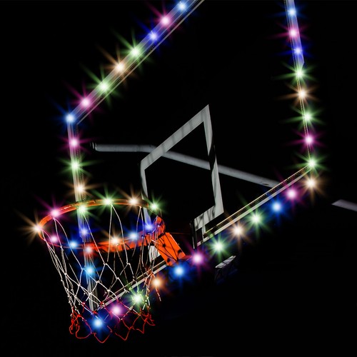 Led basketball hoop light set - hoop,