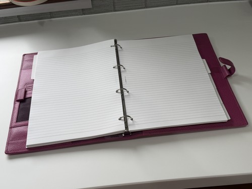 Vintage filofax finsbury - filofax, a4