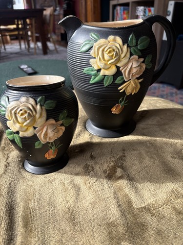 Vtg 1930s floral - , roses