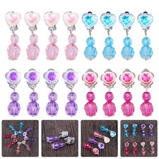 8 Pairs Acrylic Clip On
