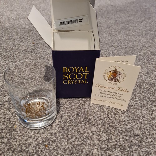 Royal scot crystal glass - glass, small