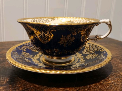 Vtg paragon cobalt blue - paragon, gold