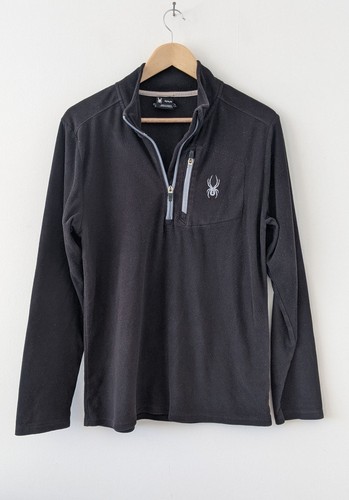 Black fleece spyder logo - black‑fleece,
