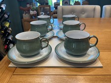 DENBY REGENCY GREEN 6 X CUPS