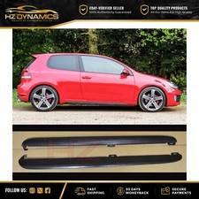 FOR VW GOLF MK6 GTI LOOK SIDE SKIRT SKIRTS 3/5DR HATCHBACK 2009 2012 BODYKIT UK