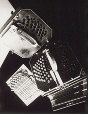 Juan José Mosalini Photo Bandoneon Black And White Press Promo Circa 1980s