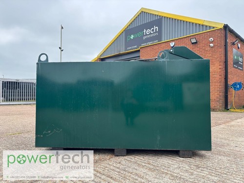 Used 1600l bunded steel diesel - steel,