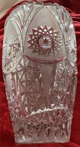 Vintage heavy cut glass - heavy,