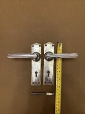 Reclaimed 1930s Art Deco Door Handles