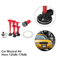 12V Duke Of Hazzard Dixie Land Dixieland Musical Tune Car Van Air Horn Kit Red