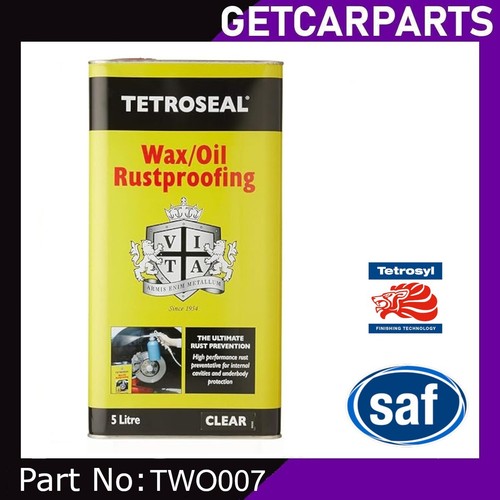 Tetroseal wax oil clear - tetroseal,