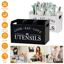 Wooden Kitchen Utensil Holder