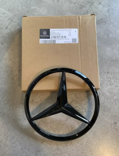 Front grille black star - black,