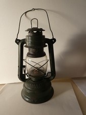 Vintage 1951 Gremlin Hurricane Storm Lamp - Original Green Paint - Made in UK