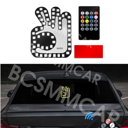 Car window windscreen led - car,