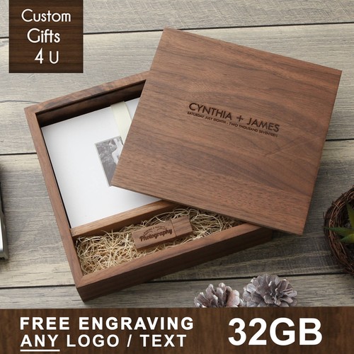 Personalised wooden usb - personalised,