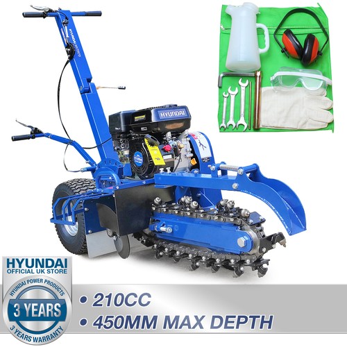 Petrol trencher recoil start - petrol,