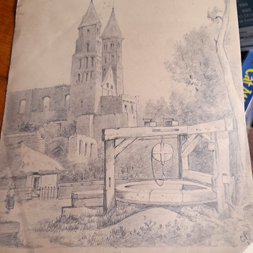 Signed original pencil - signed,