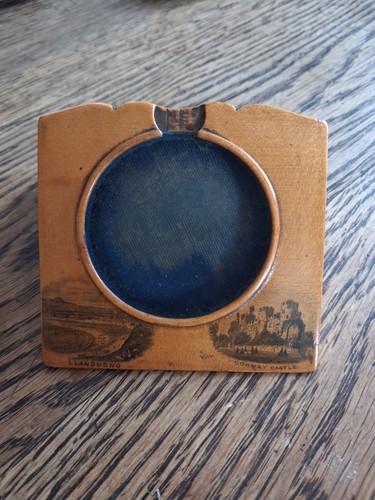 Antique mauchline ware wooden - antique,