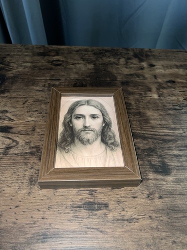 Framed photo jesus 4x6 - of,