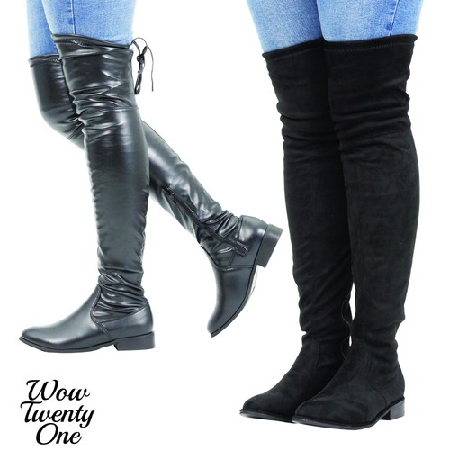 Ladies womens over knee thigh - womens,