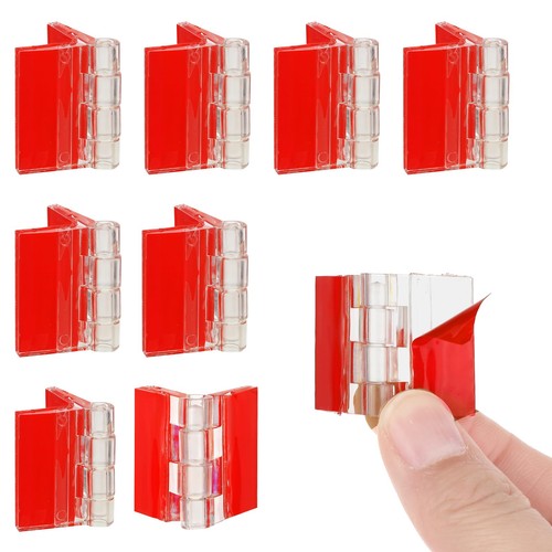 8pcs clear plastic - clear,