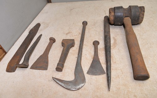 Antique ship building - , tools