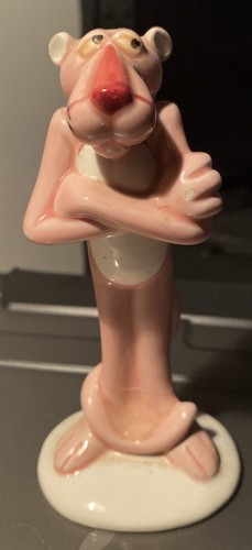 Rare pink panther ceramic - rare,