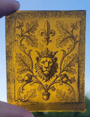 Stained glass lion king kiln - king,