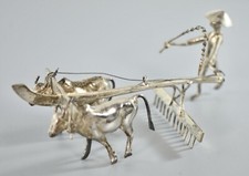 VINTAGE SILVER CHINESE FARMER
