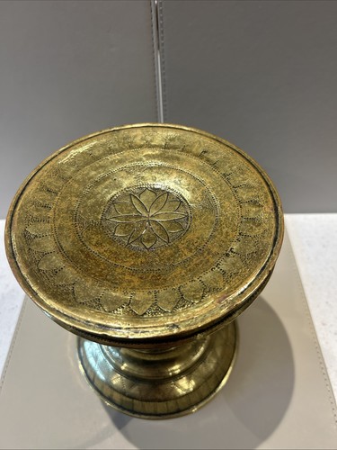 Brass antique stand with - antique,