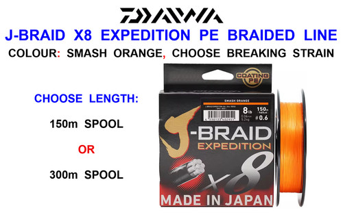 Daiwa braid expedition - j-braid, x8