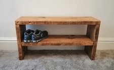 Chunky Wooden Bench | Shoe