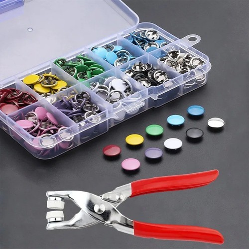 Metal snap fastener kit press - metal,