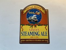 CHRISTMAS pump clip. SANTA'S