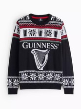 Official Guinness Christmas Jumper men's knitted jumper Size M/L/XL/3XL/4XL/5XL