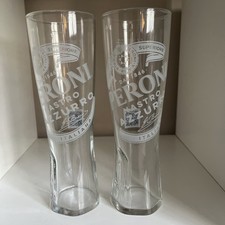 2 x Peroni Nastro Azzuro Pint Glasses  - New-Man Cave - Secret Santa - Gift